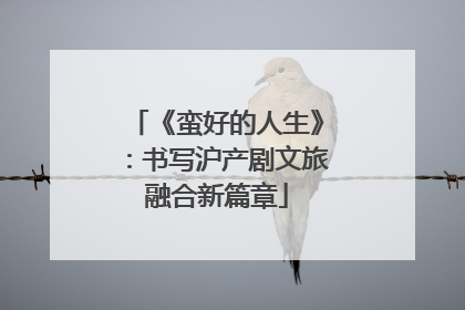 《蛮好的人生》：书写沪产剧文旅融合新篇章