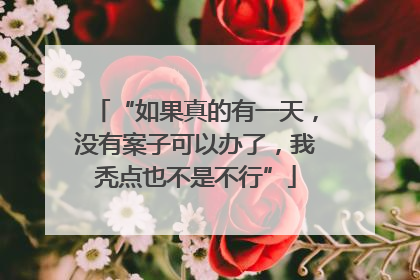 “如果真的有一天，没有案子可以办了，我秃点也不是不行”