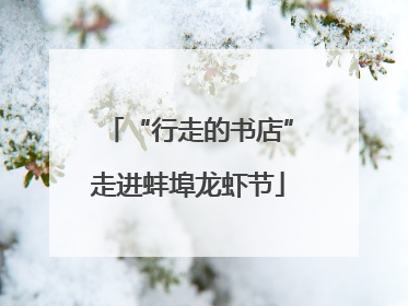 “行走的书店”走进蚌埠龙虾节