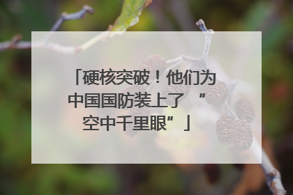硬核突破！他们为中国国防装上了 “空中千里眼”