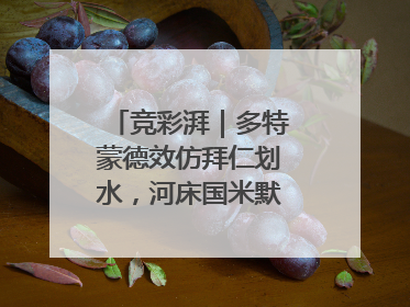 竞彩湃｜多特蒙德效仿拜仁划水，河床国米默契过关？