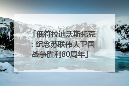 俄符拉迪沃斯托克：纪念苏联伟大卫国战争胜利80周年