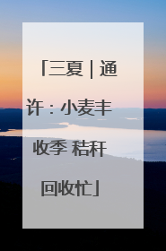 三夏｜通许：小麦丰收季 秸秆回收忙
