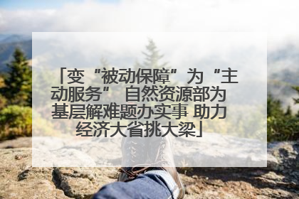 变“被动保障”为“主动服务” 自然资源部为基层解难题办实事 助力经济大省挑大梁
