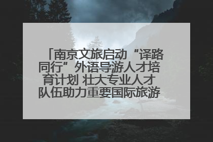 南京文旅启动“译路同行”外语导游人才培育计划 壮大专业人才队伍助力重要国际旅游目的地建设