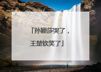 孙颖莎哭了，王楚钦笑了