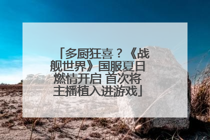 多厨狂喜？《战舰世界》国服夏日燃情开启 首次将主播植入进游戏