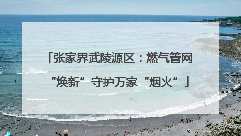张家界武陵源区：燃气管网“焕新”守护万家“烟火”