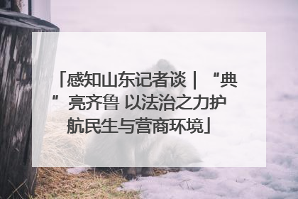 感知山东记者谈｜“典”亮齐鲁 以法治之力护航民生与营商环境