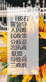 极右翼领导人因难民政策分歧退出执政联盟，导致荷兰政府垮台