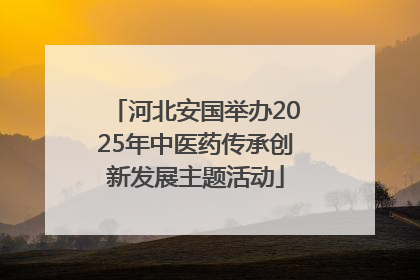 河北安国举办2025年中医药传承创新发展主题活动