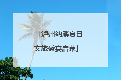 泸州纳溪夏日文旅盛宴启幕