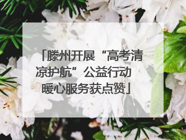 滕州开展“高考清凉护航”公益行动 暖心服务获点赞