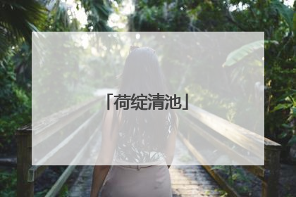 荷绽清池