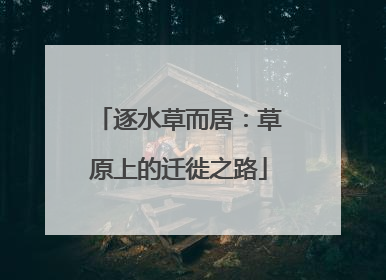 逐水草而居：草原上的迁徙之路