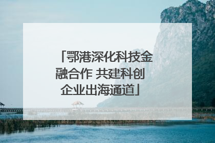 鄂港深化科技金融合作 共建科创企业出海通道