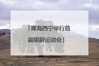 青海西宁举行首届银龄运动会