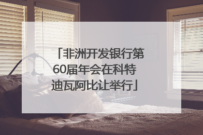非洲开发银行第60届年会在科特迪瓦阿比让举行