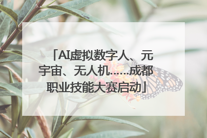 AI虚拟数字人、元宇宙、无人机……成都职业技能大赛启动