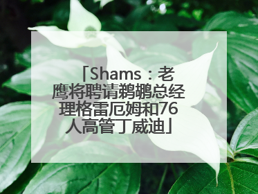 Shams：老鹰将聘请鹈鹕总经理格雷厄姆和76人高管丁威迪